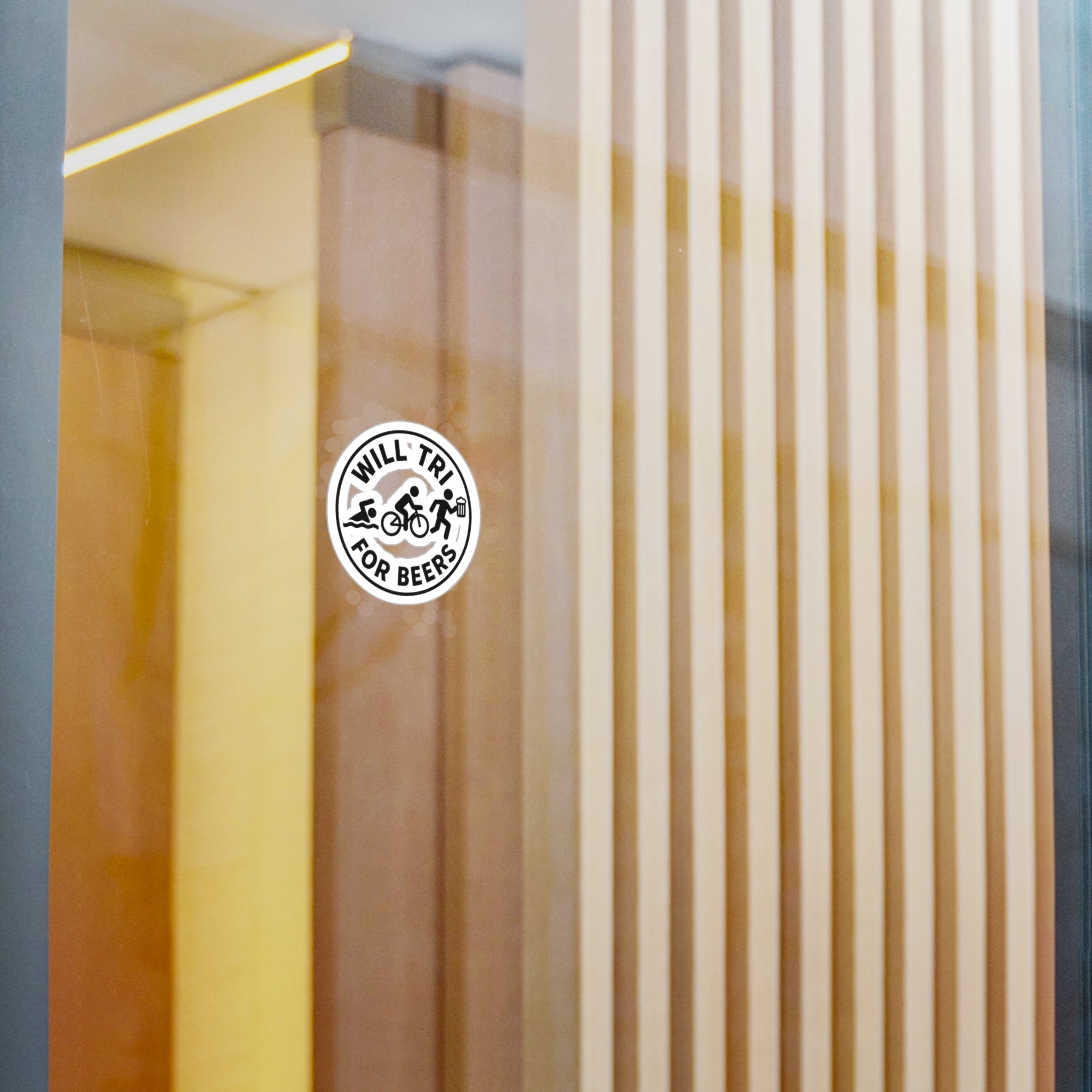 Will Tri For Beers Sticker